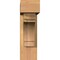 Ekena Millwork Merced Block Smooth Bracket w/ Offset Brace, Western Red Cedar, 5 1/2"W x 18"D x 18"H BKT0604X18X18MRC05SWR - alternate 4